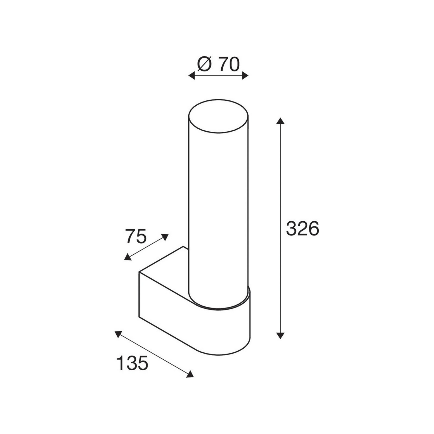 Slv Led Bad Wandlampe Lygant Leuchte Badezimmerleuchte Chrom Aluminium B-Ware - 4024163280662