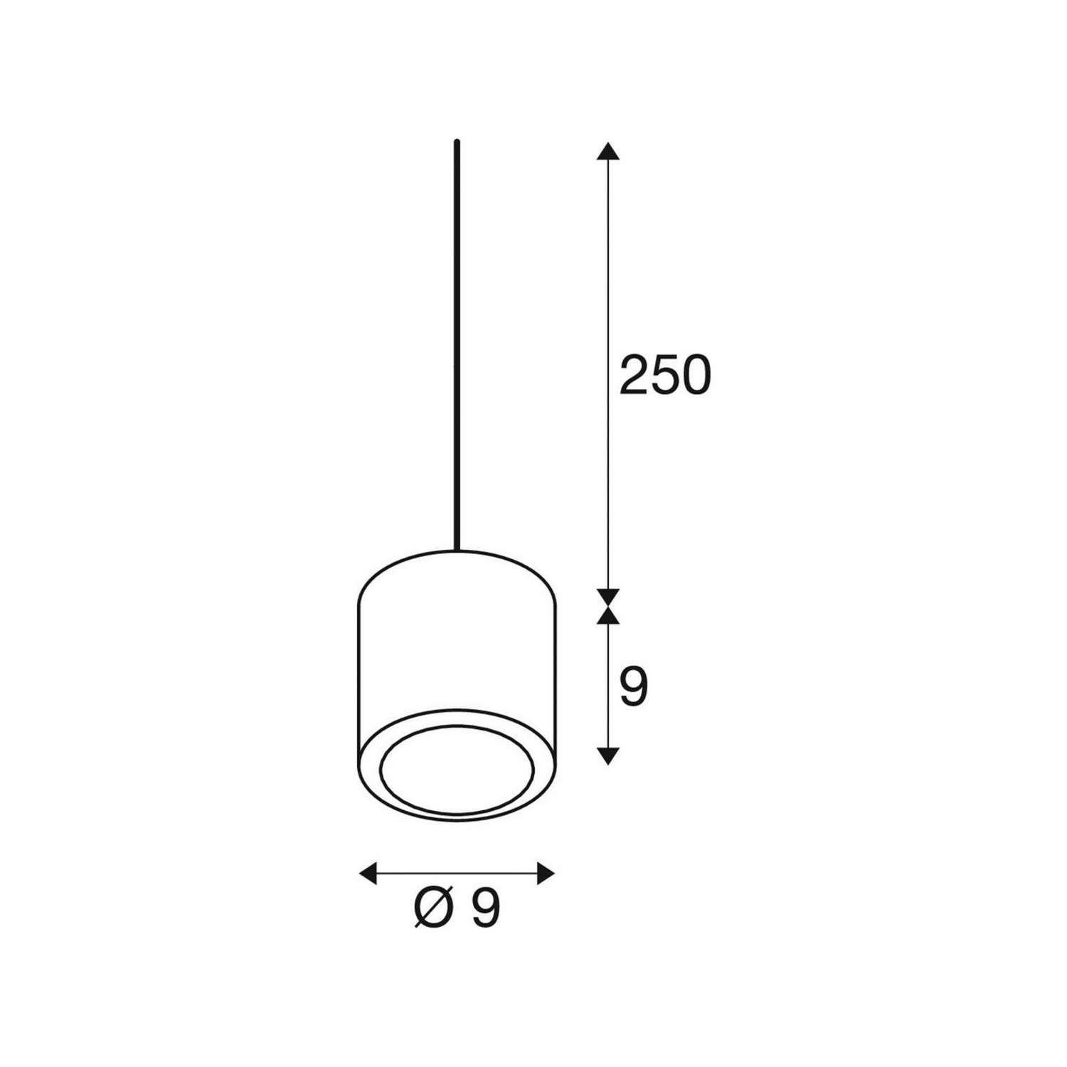 B-Ware Slv Led Hängelampe Pendelleuchte Oculus Led Lampe Kupferfarben ø 9 Cm