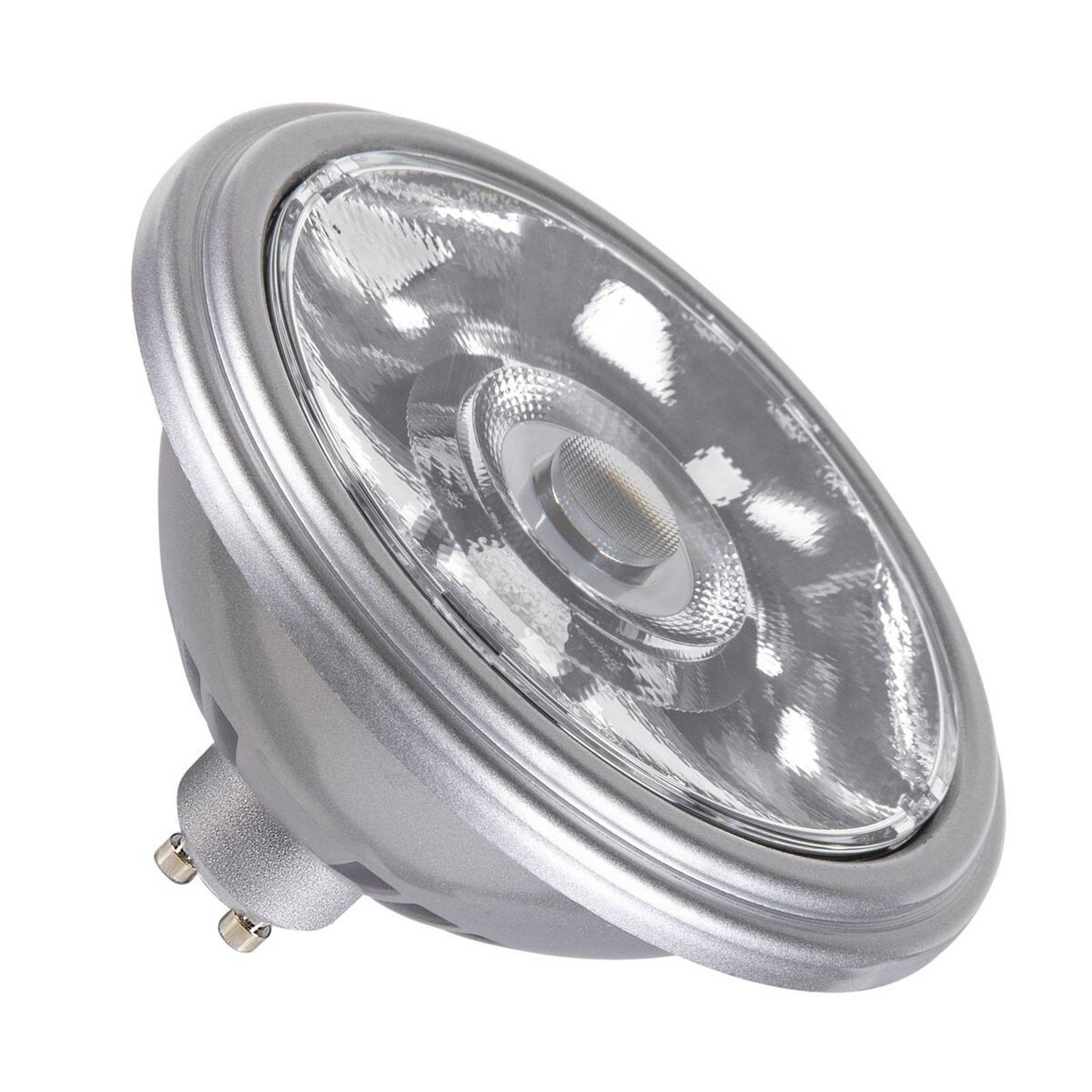 Slv Led Reflektor Strahler Qpar111 Beleuchtung Gu10 Silber 12,5 W 3000 K 950lm  B-Ware - 4024163253796