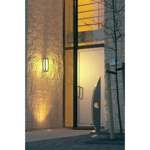B-Ware Slv Außenwandleuchte Wandlampe Meridian Led Energiesparlampe E27 Silber Grau
