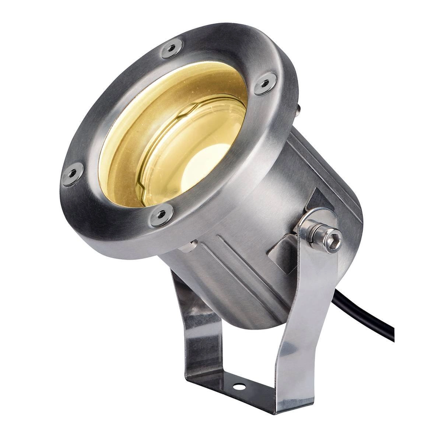 Slv Nautilus Außenstrahler Lampe Außenbeleuchtung Edelstahl Gartenleuchte B-Ware - 4024163221931