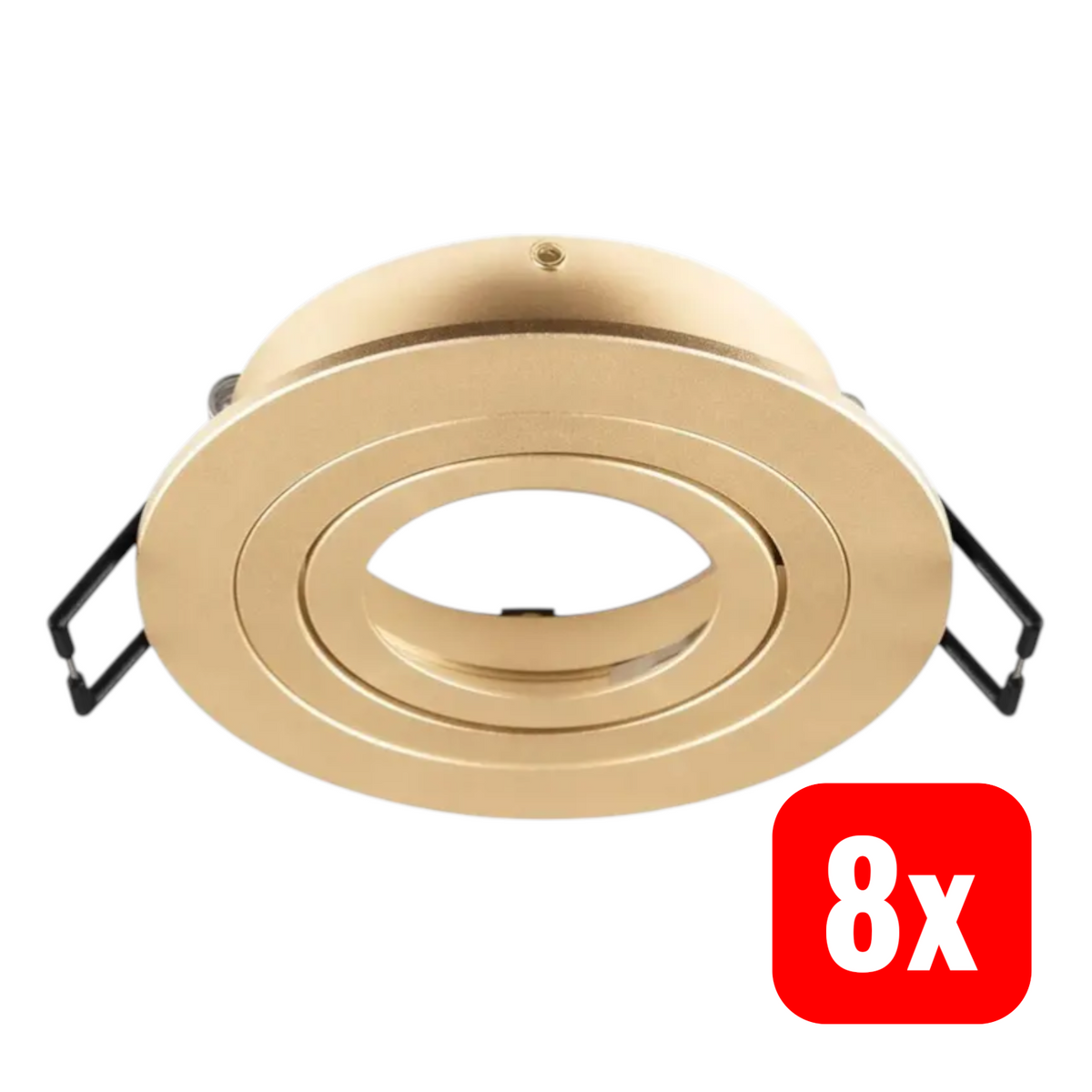 SLV NEW TRIA 75 1007344 Rot-Gold Einbaustrahler Deckeneinbau Licht rund 8 STÜCK - 4024163276450