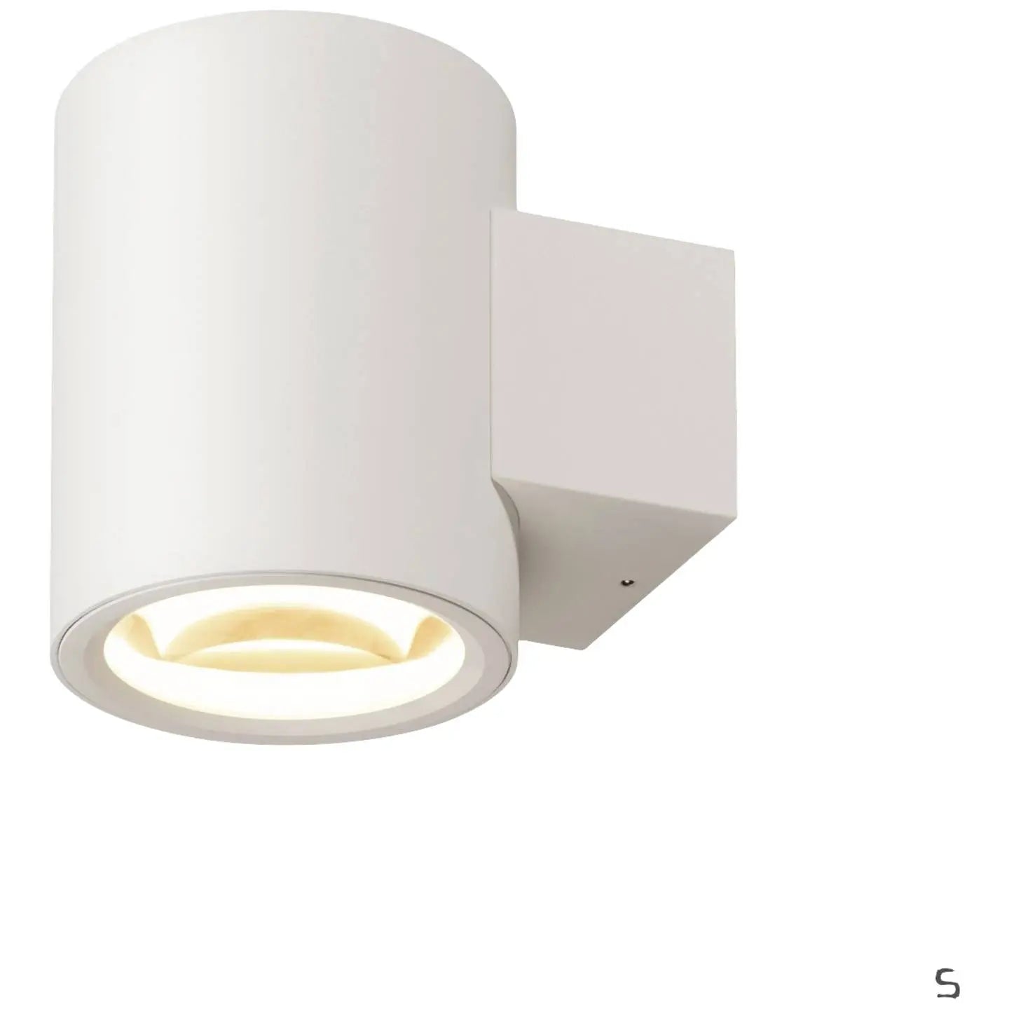 B-Ware Slv Wandleuchte Wandlampe Led Oculus Up Down Fest Eingebaut Weiß Aluminium 15 W - 4024163248211