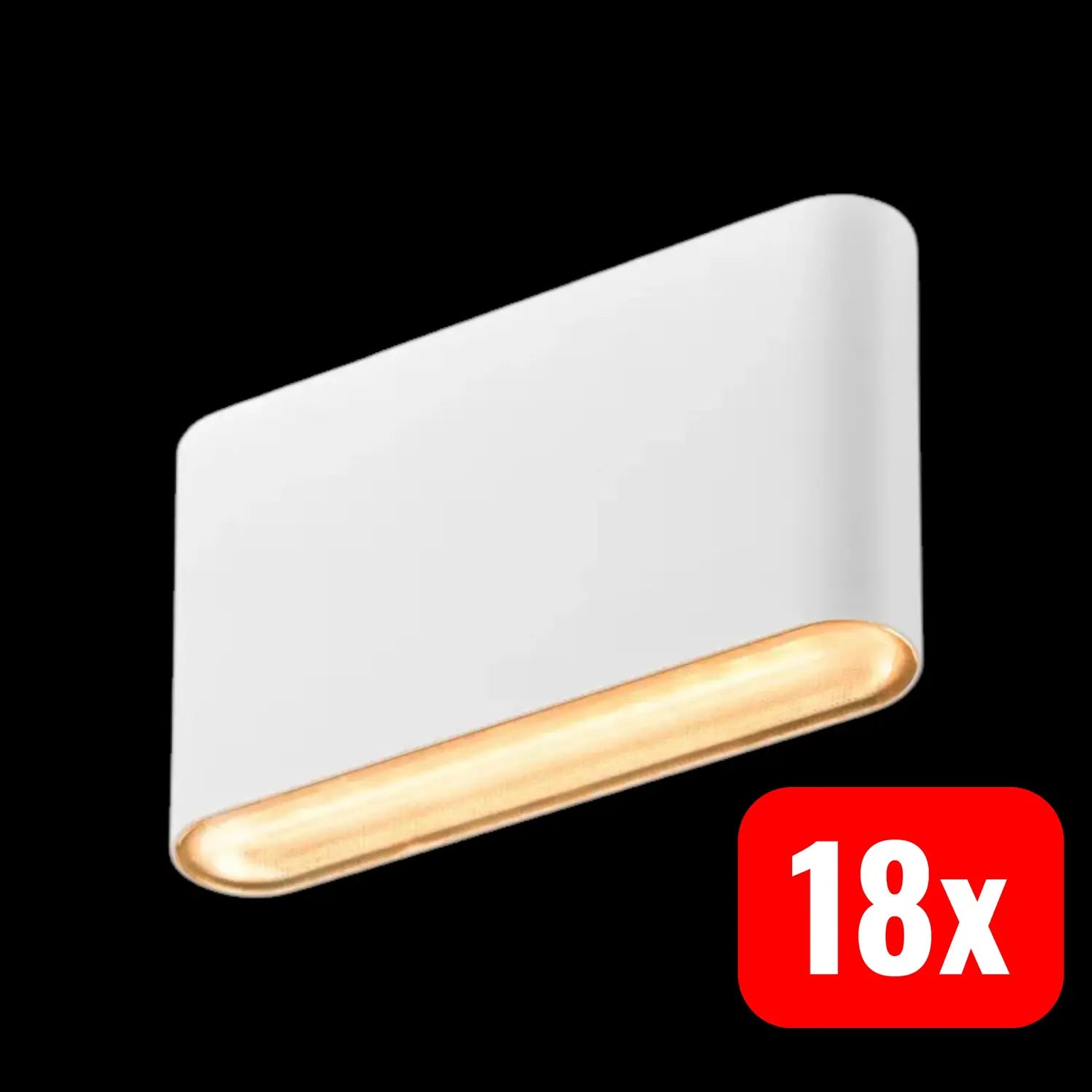 B-Ware Slv Oval 14 White 1007143 Led Wandleuchte Wandlampe Flurleuchte 5.7 W 18 Stück - 4024163273459