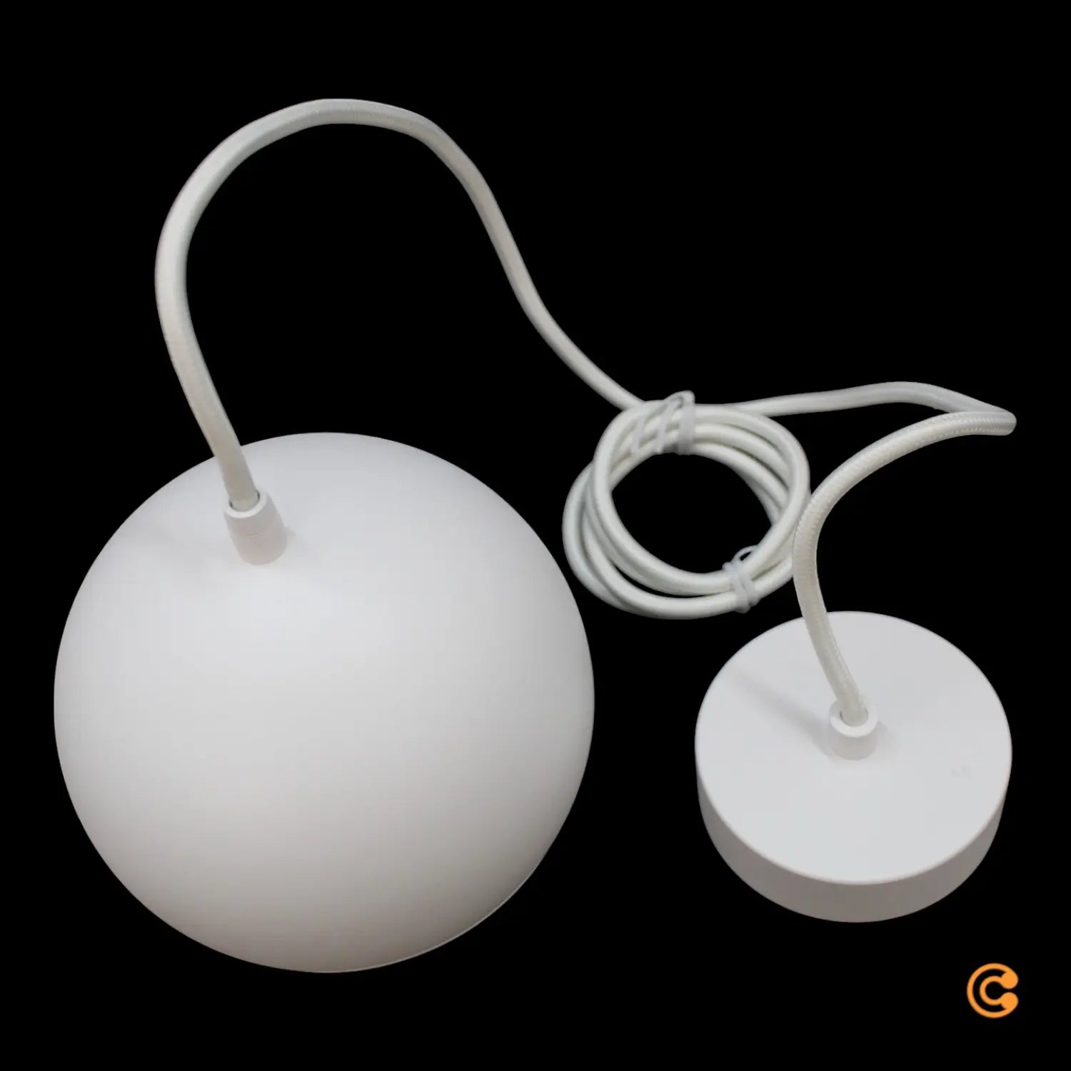 B-Ware Slv Pendellampe Hängelampe Light Eye 150 Weiß Metall Dimmbar Gu10 ø 15cm Leuchte - 10043292