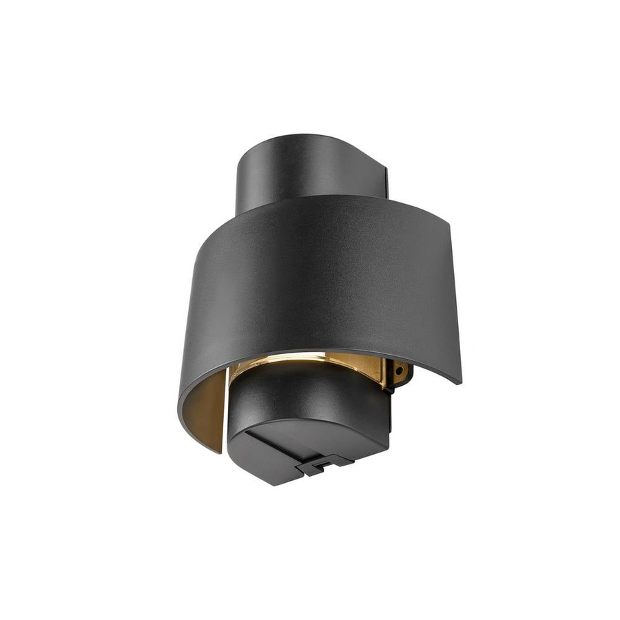 Slv Photoni 1008197 Außenwandleuchte E27 13 W Schwarz Wandlampe Lampe Leuchte B-Ware - 4024163295291
