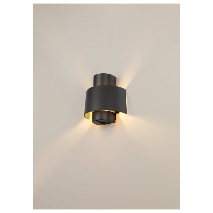 Slv Photoni 1008197 Außenwandleuchte E27 13 W Schwarz Wandlampe Lampe Leuchte B-Ware - 4024163295291