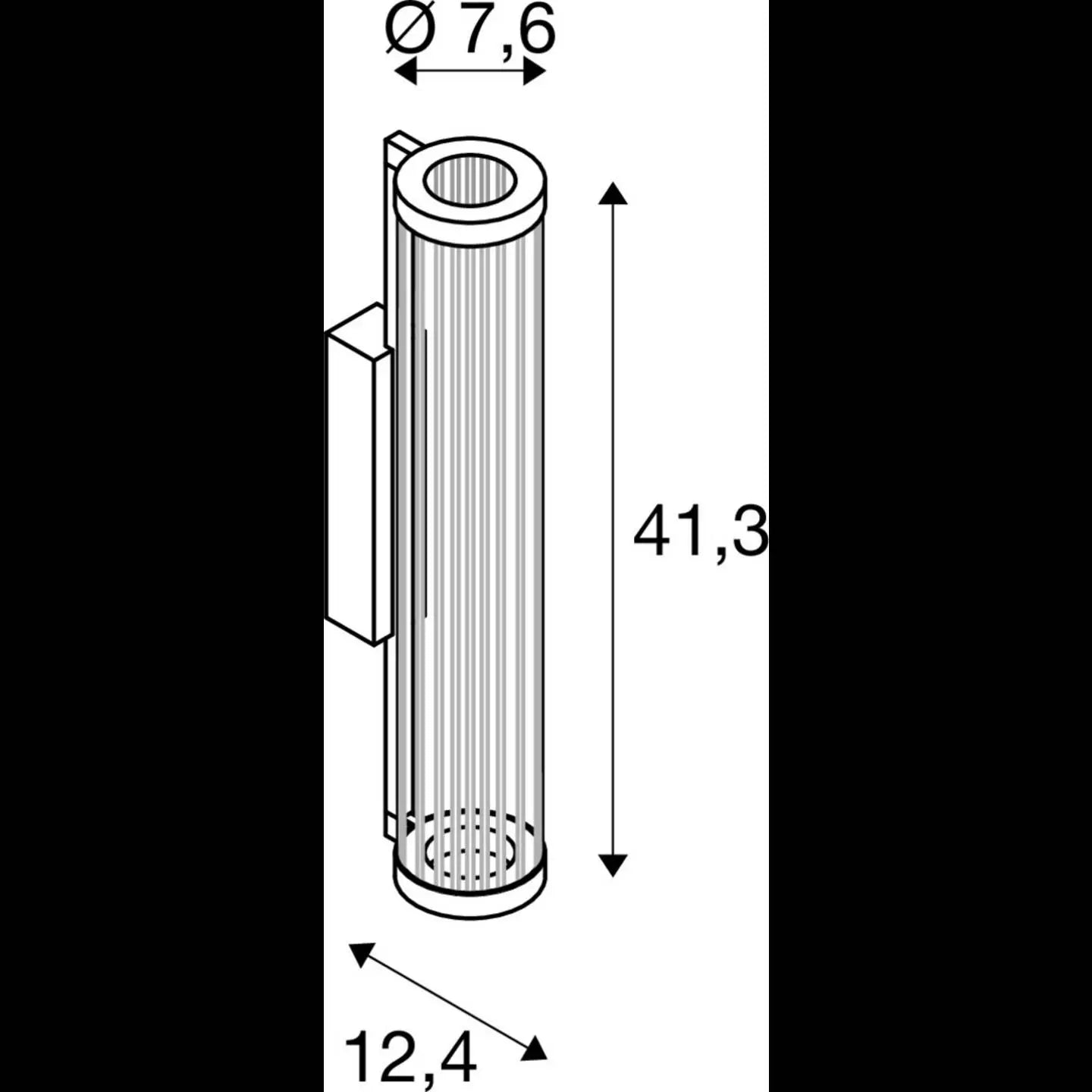 B-Ware Slv Quimera Wandaufbauleuchte Wandleuchte Led 2700 3000 K Kupferfarben Leuchte - 4024163291972