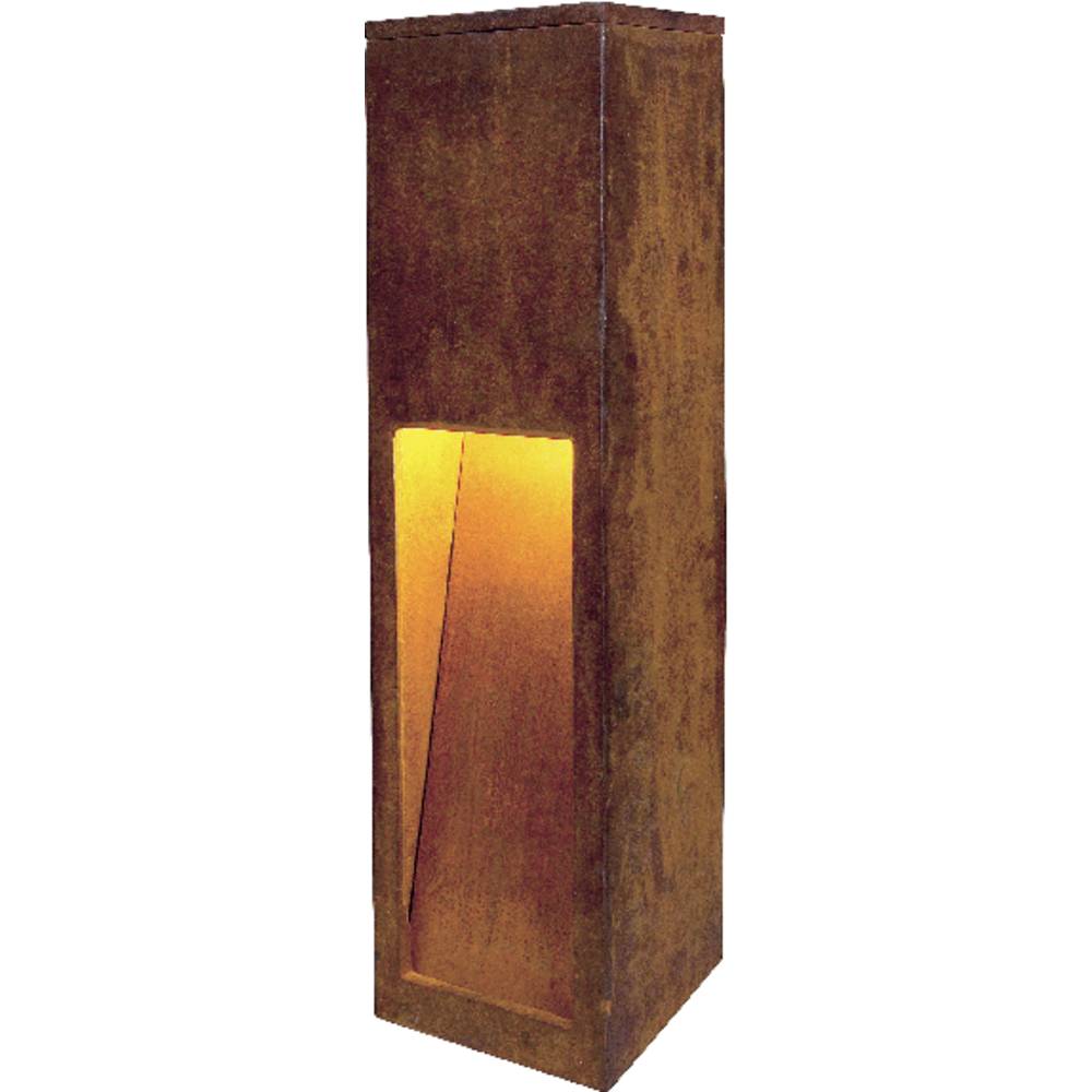 SLV 229410 Rust Slot 50 Außenstandleuchte Energiesparlampe Garten-Wegelicht E27 - 4024163107563