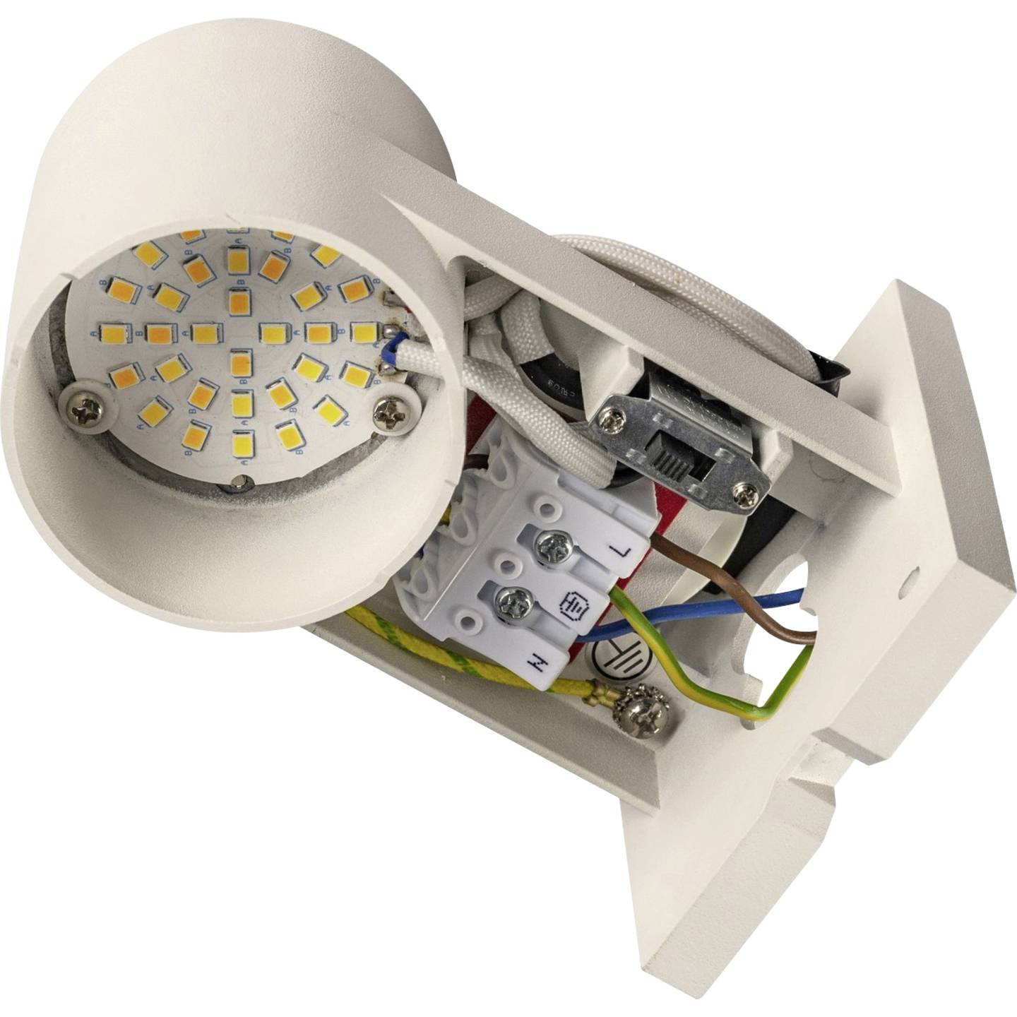 B-Ware Slv Rusty Updown Leuchte Wandlampe Led Fest Eingebaut Außenwandleuchte Rost - 4024163248013