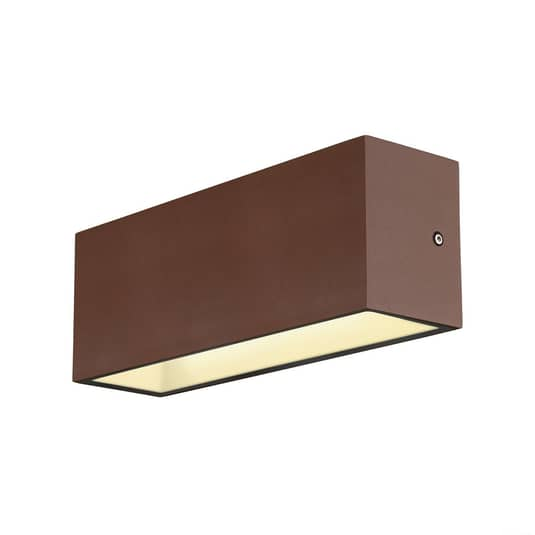 B-Ware Slv Sitra Led Außenwandleuchte Wandleuchte Gartenleuchte Lampe Up/Down 30cm Rost - 4024163252539