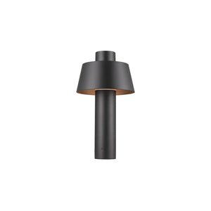 B-Ware Slv Sockellampe Sockelleuchte Photoni Schwarz Aluminium Außenleuchte Gartenlampe