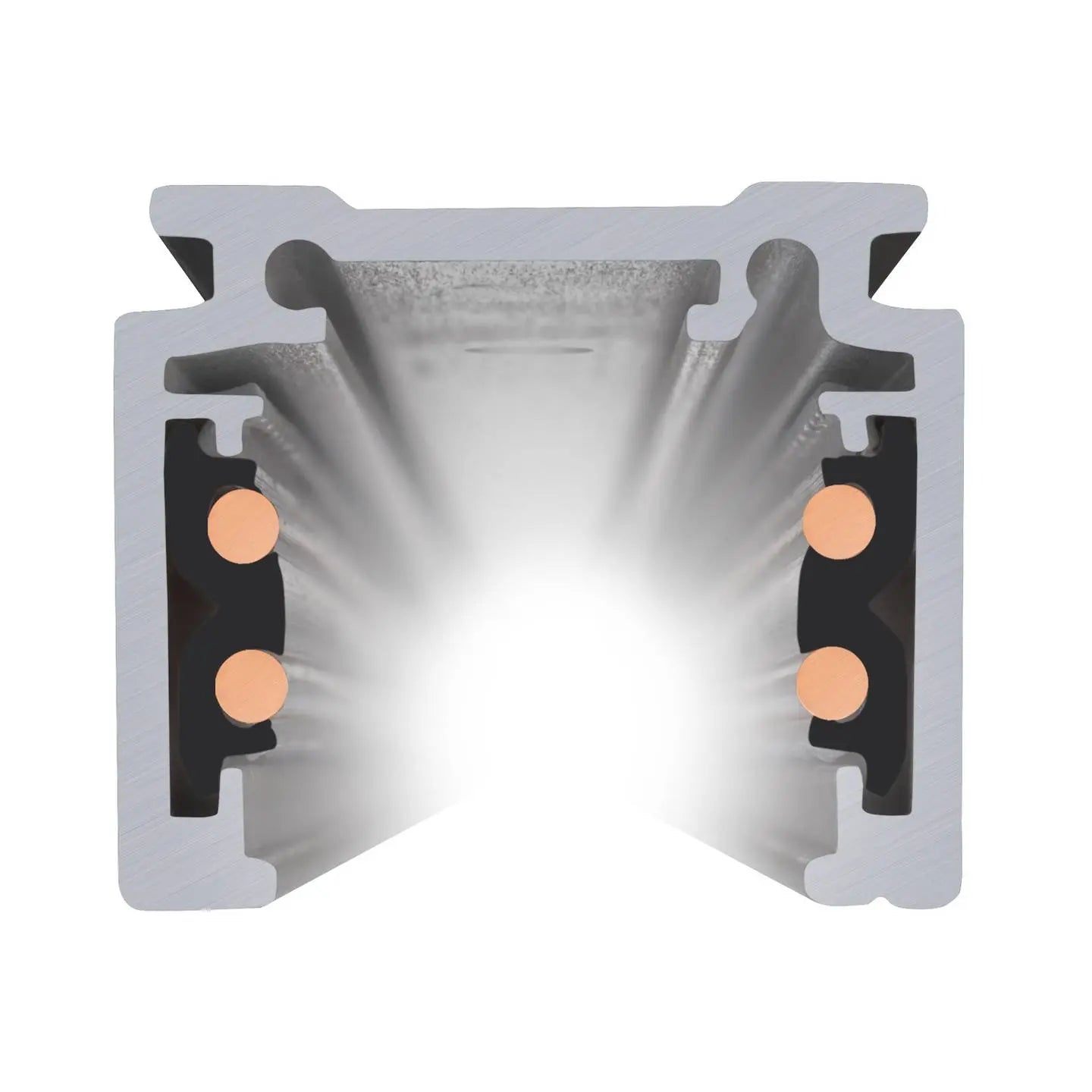 B-Ware Slv Track Niedervolt Schienensystem Komponente Schiene Schwarz 1006541 48 V 1m - 4024163272056