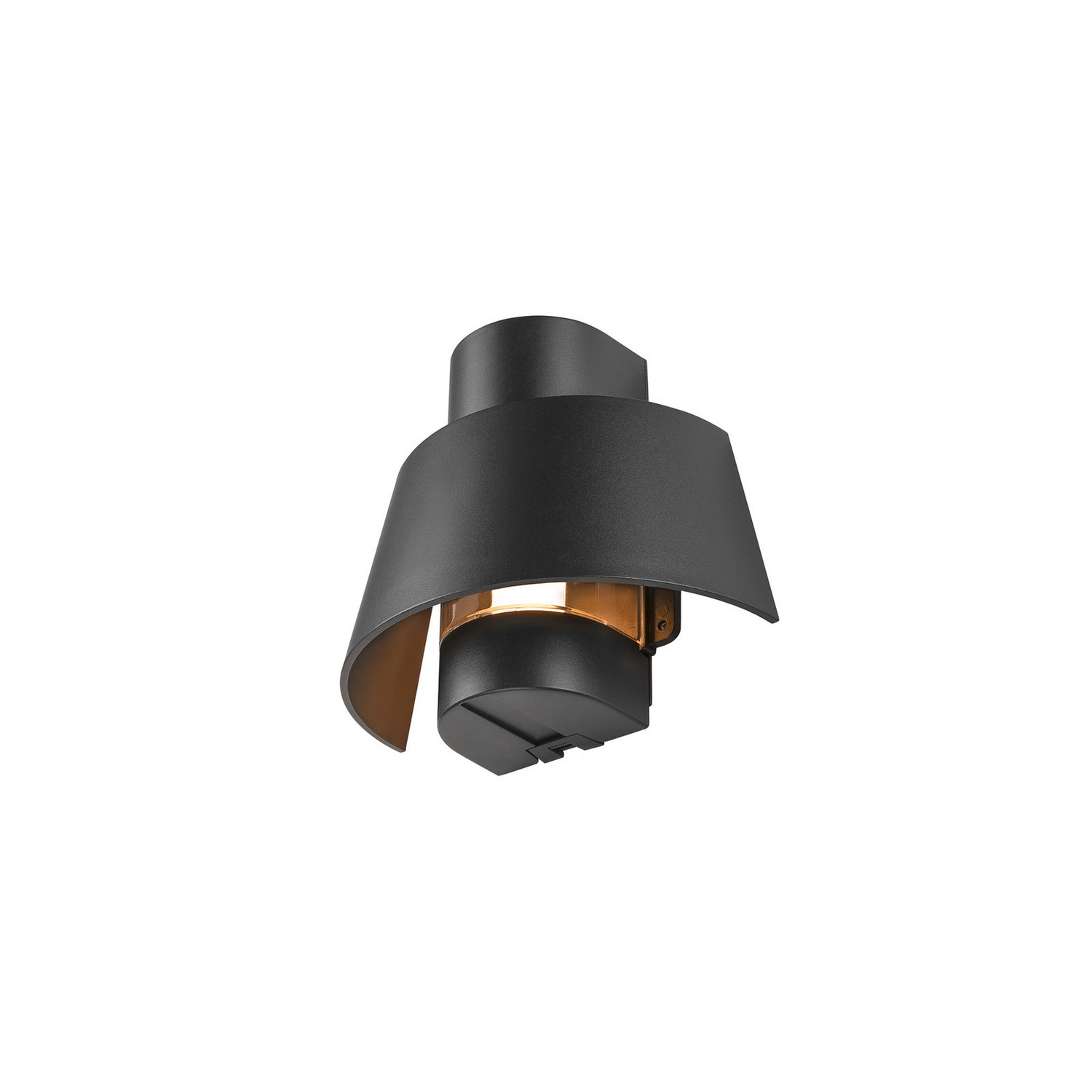 B-Ware Slv Wandlampe Leuchte Photoni Wandbeleuchtung Schwarz Aluminium Breite 25 Cm - 4024163280969