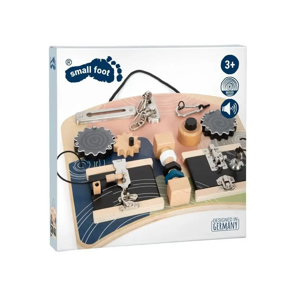 B-Ware Small Foot Motorikbrett Activity Board Schlösser Rotation Spielbrett Kinder - 4020972123923