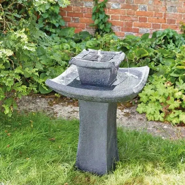 B-Ware Smart Garden Pagoda Brunnen Wasserspiel Zimmerbrunnen Gartenbrunnen Deko Outdoor - 5050642019873