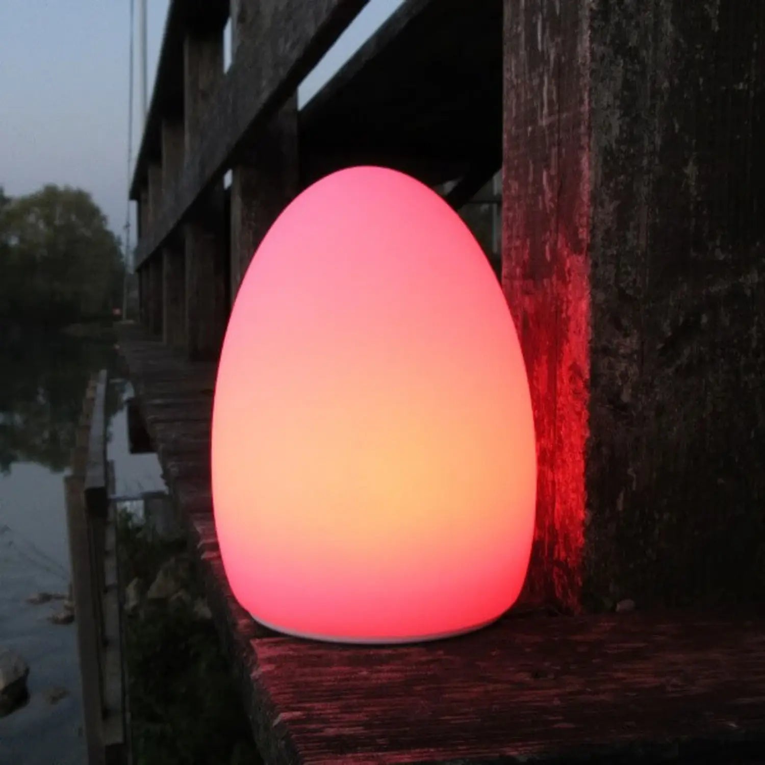 B-Ware Smart And Green Dekoleuchte Tischlampe Egg Akku Led Bluetooth App Steuerung Weiß - 3700568228454