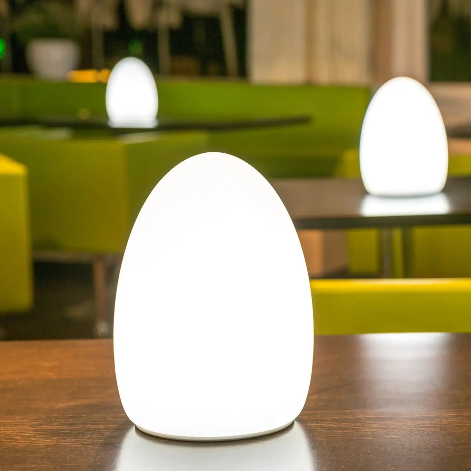 B-Ware Smart And Green Dekoleuchte Tischlampe Egg Akku Led Bluetooth App Steuerung Weiß - 3700568228454