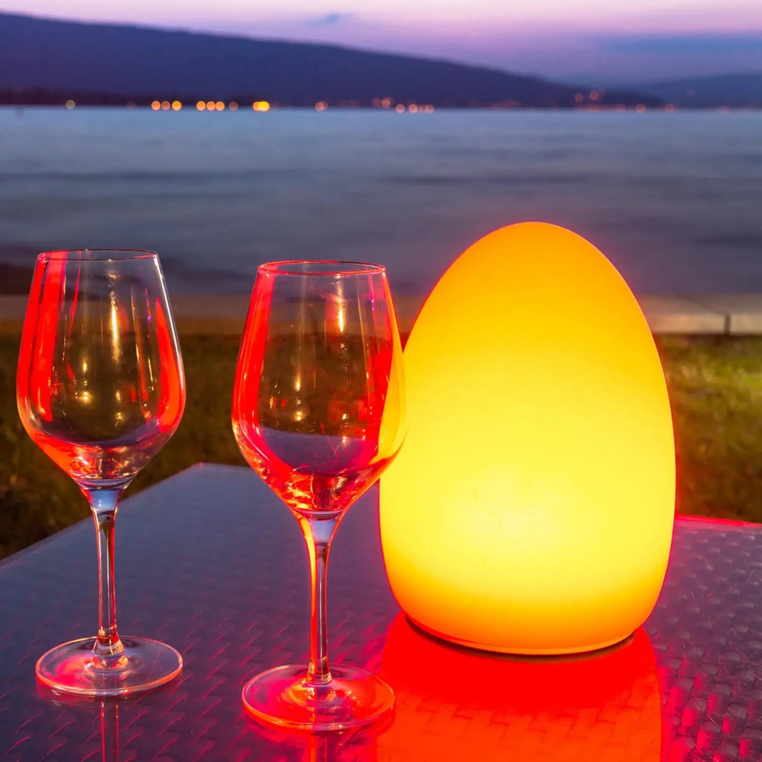 B-Ware Smart And Green Dekoleuchte Tischlampe Egg Akku Led Bluetooth App Steuerung Weiß - 3700568228454
