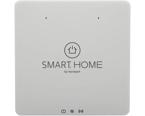 SMART HOME by hornbach Gateway Steuerzentrale Zigbee ZWave Cloudpartner weiß - 4306516376278