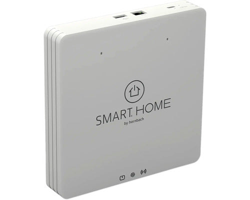 SMART HOME by hornbach Gateway Steuerzentrale Zigbee ZWave Cloudpartner weiß - 4306516376278