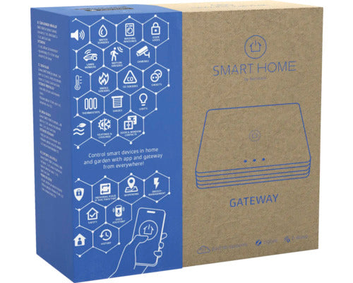 SMART HOME by hornbach Gateway Steuerzentrale Zigbee ZWave Cloudpartner weiß - 4306516376278