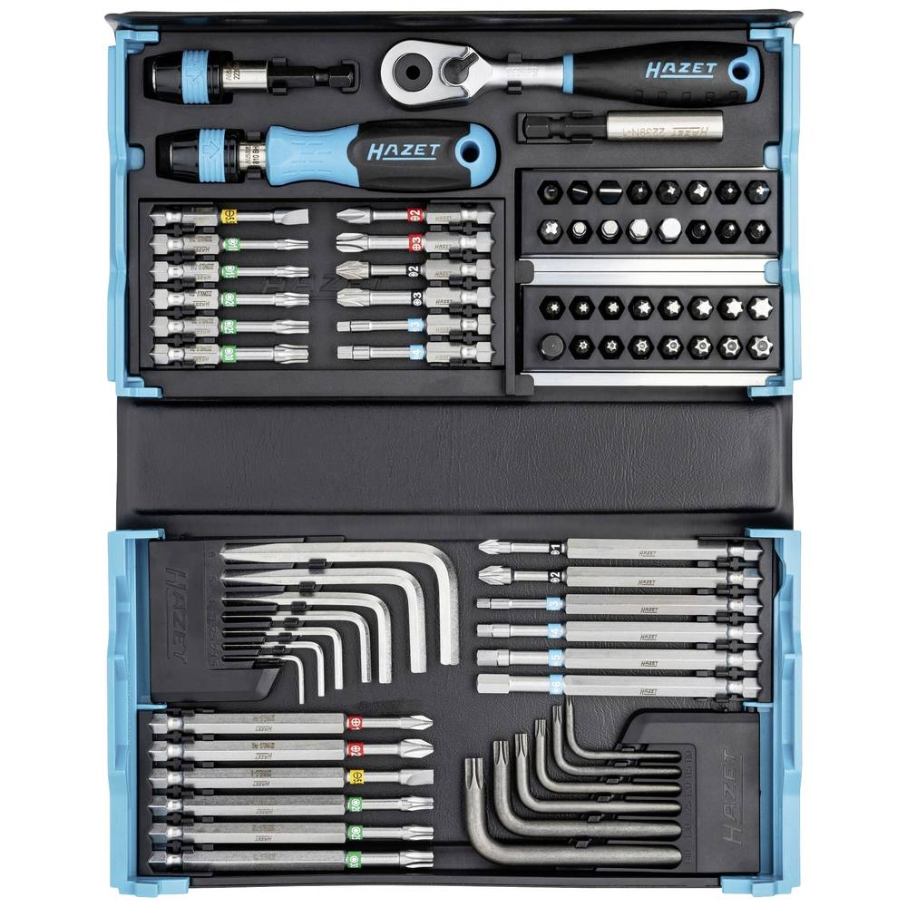 B-Ware Hazet 2200 Sc 31 Bit Set Schlitz Kreuzschlitz Phillips Pozidriv 73teilig - 4000896244539