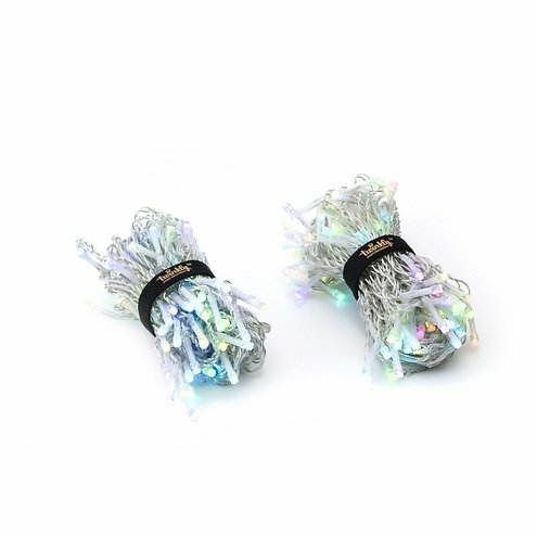 B-Ware Twinkly Icicle Lichtervorhang Lichterkette 190 Led Multicolor Weiß Outdoor 5m  - 8056326671440