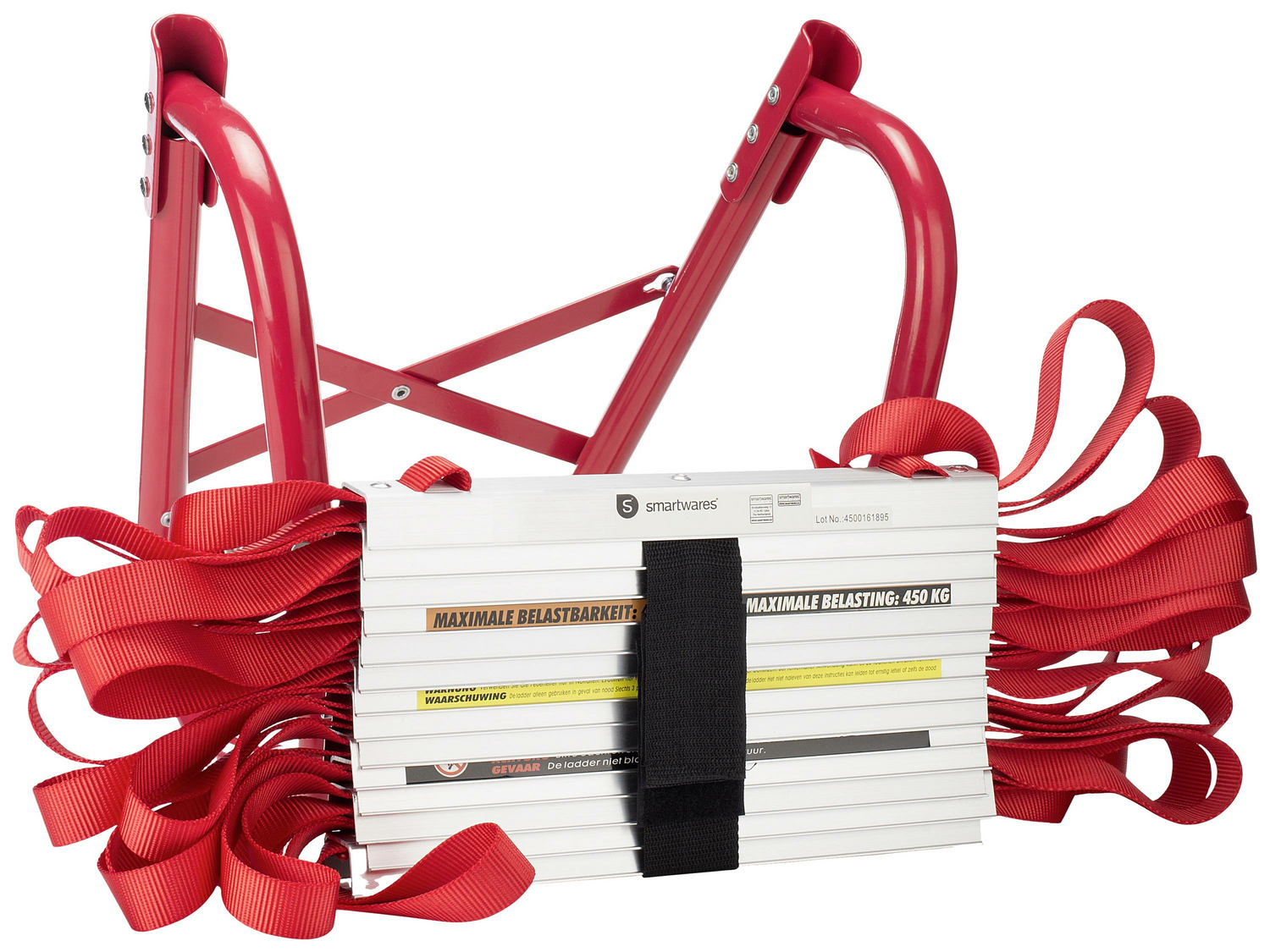 B-Ware Smartwares Rettungsleiter Feuerleiter Fluchtleiter Leiter 450 Kg Belastbar 4,5 M - 8711658470160