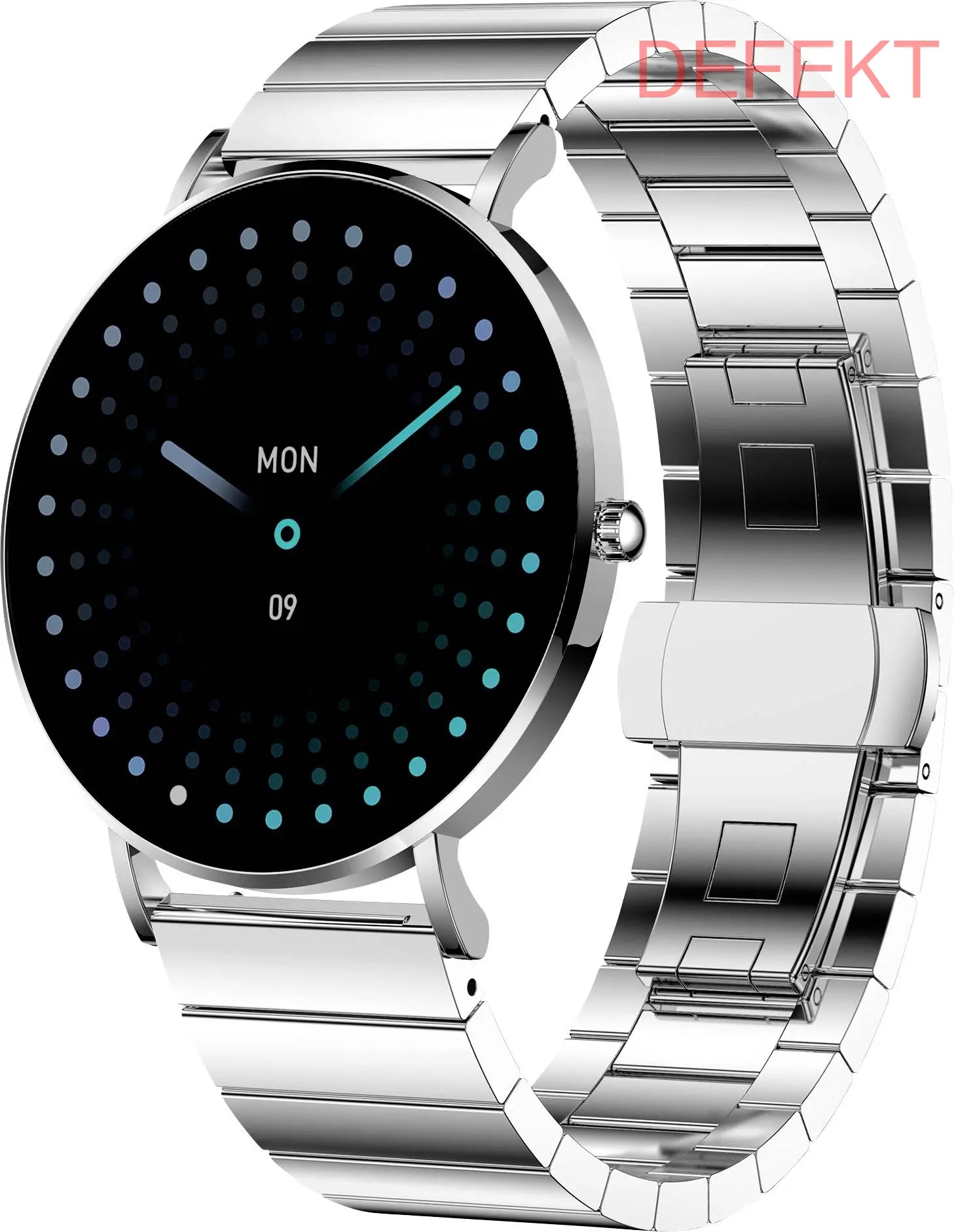 D-Ware Xcoast Siona Smartwatch Damen Unisex Uhr Fitnessuhr Silber Defektware - 4260449576924