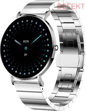 D-Ware Xcoast Siona Smartwatch Damen Unisex Uhr Fitnessuhr Silber Defektware