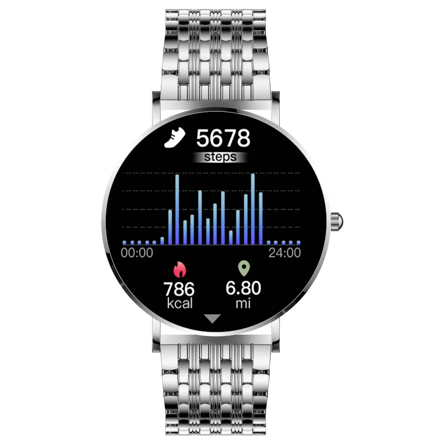 B-Ware Xcoast Siona 2 Smartwatch Armbanduhr Fitnessuhr Silber Damen Uhr - 4260449577044