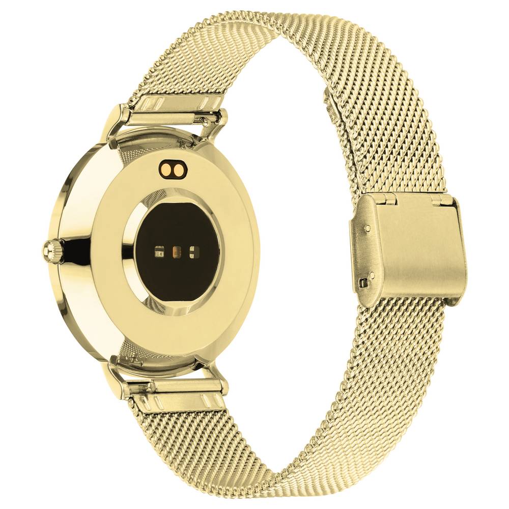 XCOAST Smartwatch Uhr SIONA 2 Nano Citrin Gold Fitness Tracker Damen Fitnessuhr - 4260449578324