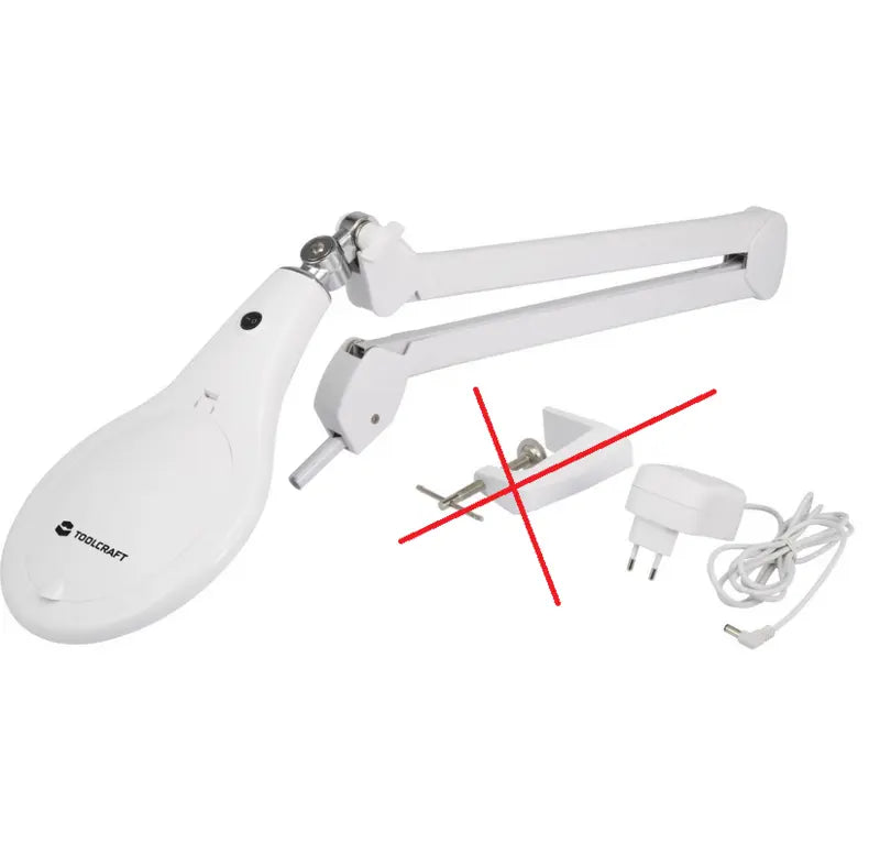 B-Ware Toolcraft 2181343 Led Lupenlicht Lupenlampe Vergrößerungsfaktor Siehe Text/Fot - 4064161190709