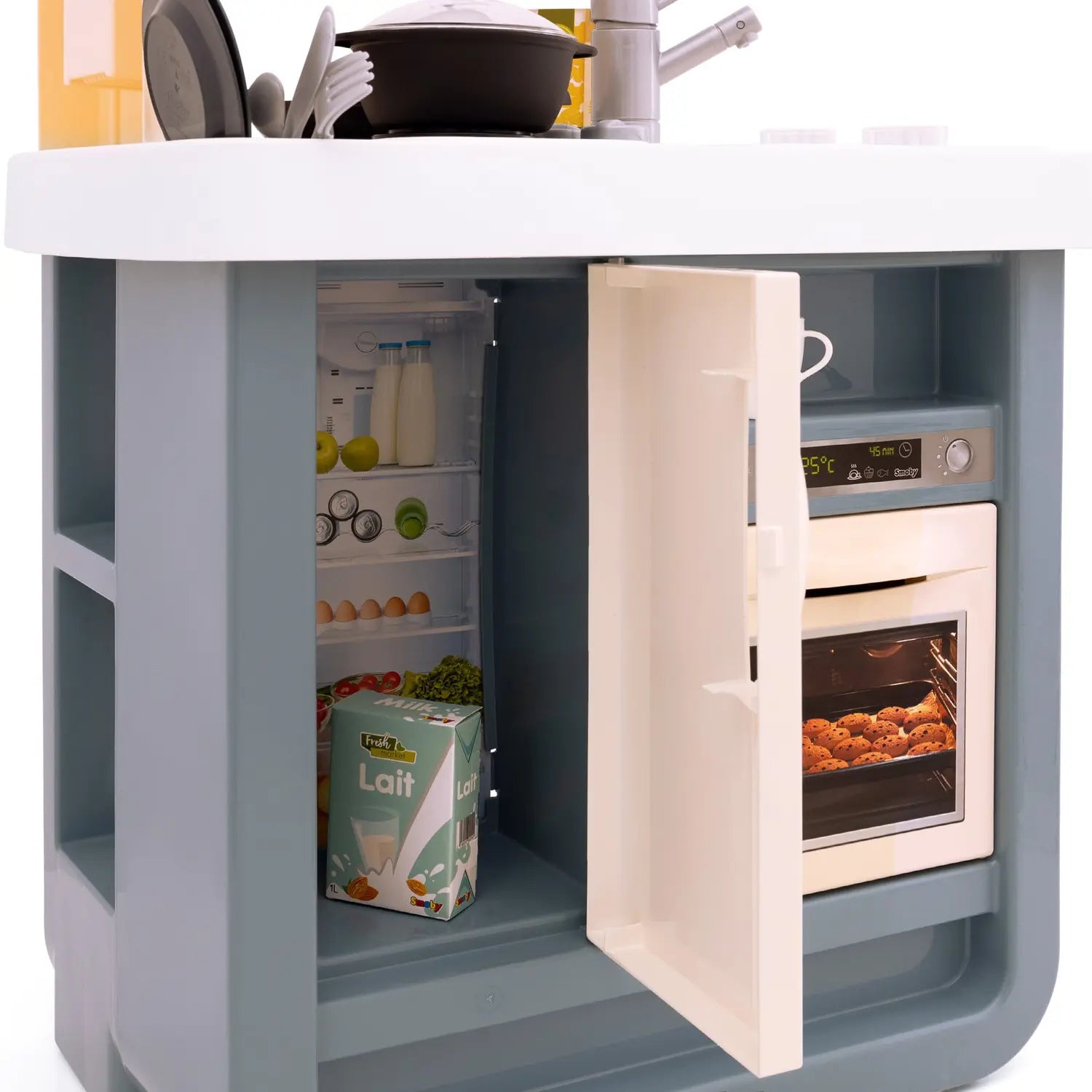 B-Ware Smoby Spielküche Kinderküche Bon Appetit Herd Backofen Kühlschrank Zubehör - 3032163108245