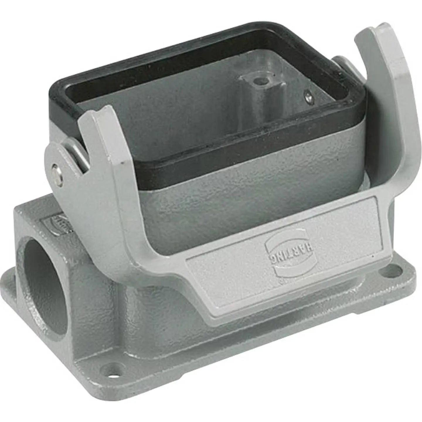 B-Ware Harting Sockelgehäuse Gehäuse Han 6 B Grau Seitlich Aluminium Ip65 3 St. - 2050000251610