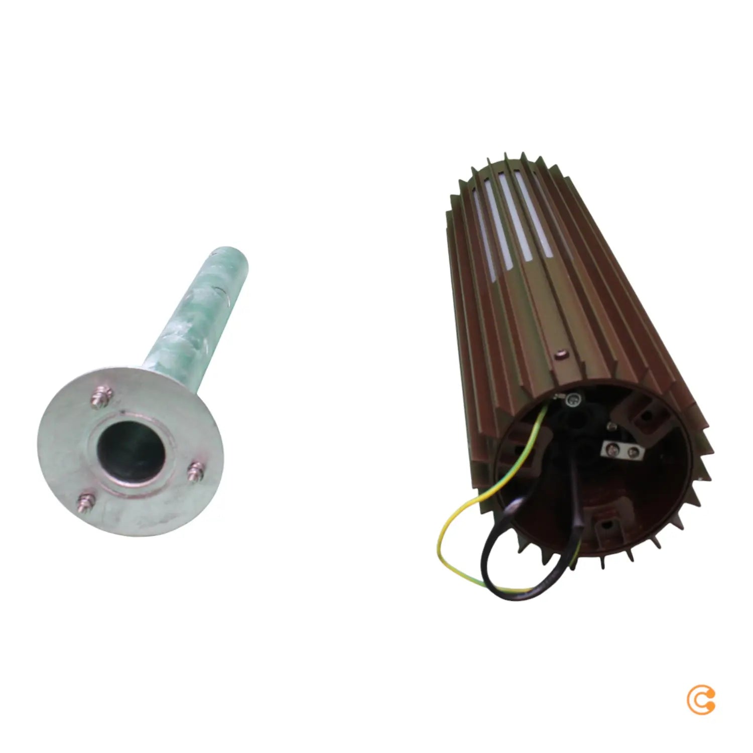 Nordlux Sockelleuchte Aludra 45 Seaside Aluminium Braun Metallic Siehe Text/Foto B-Ware - 5704924022074