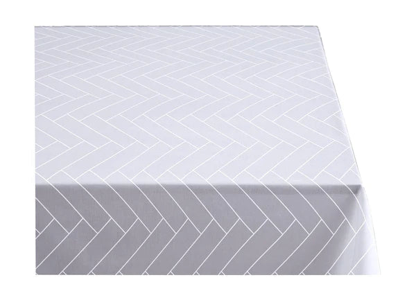 Södahl Tiles Damask Tischdecke 270x140cm Bezug Weiß Baumwolle Fleckabweisend B-Ware - 5722000155089