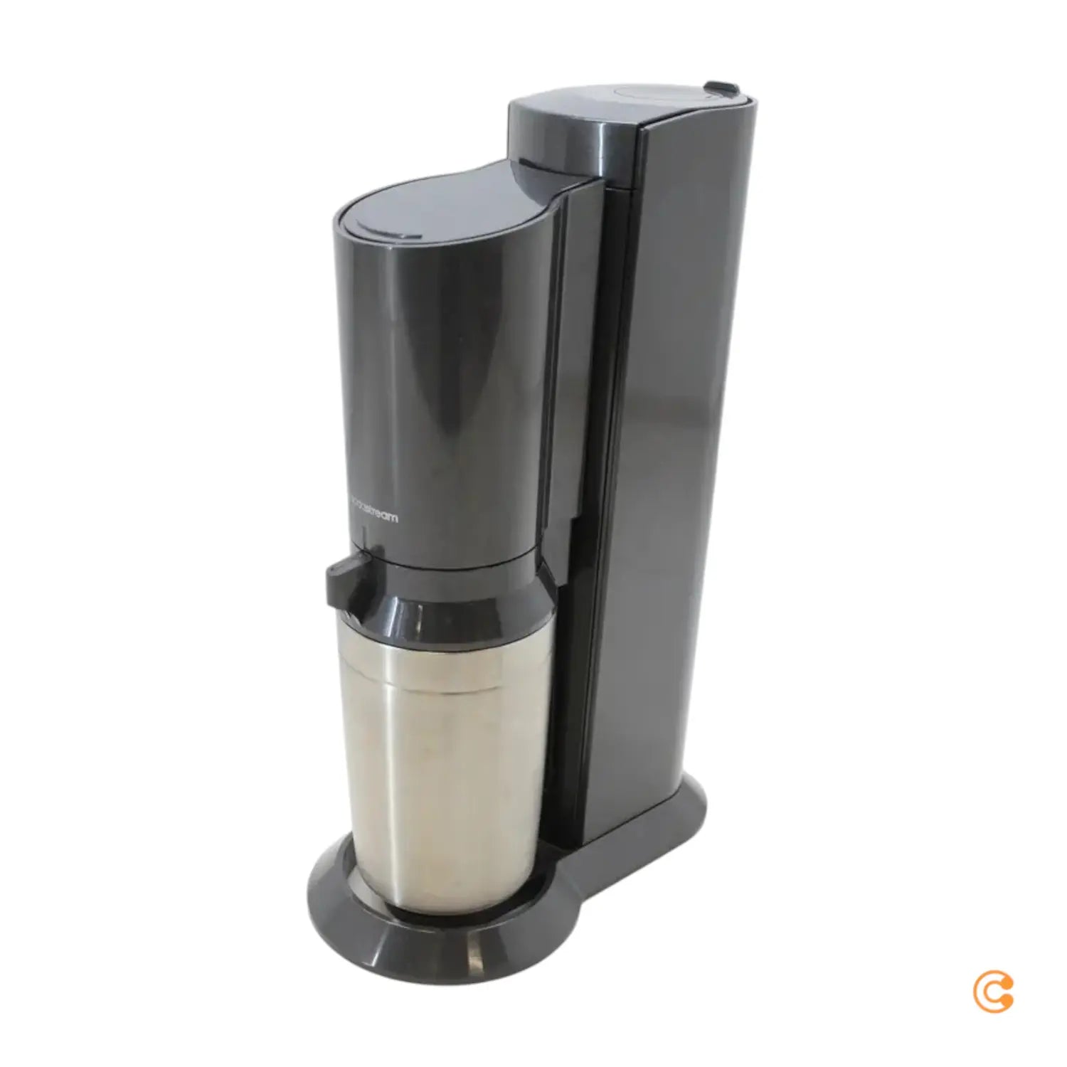 Sodastream Wassersprudler Crystal 3.0 Titan Schwarz Glaskaraffe Siehe Text/Foto B-Ware - 7290116742380