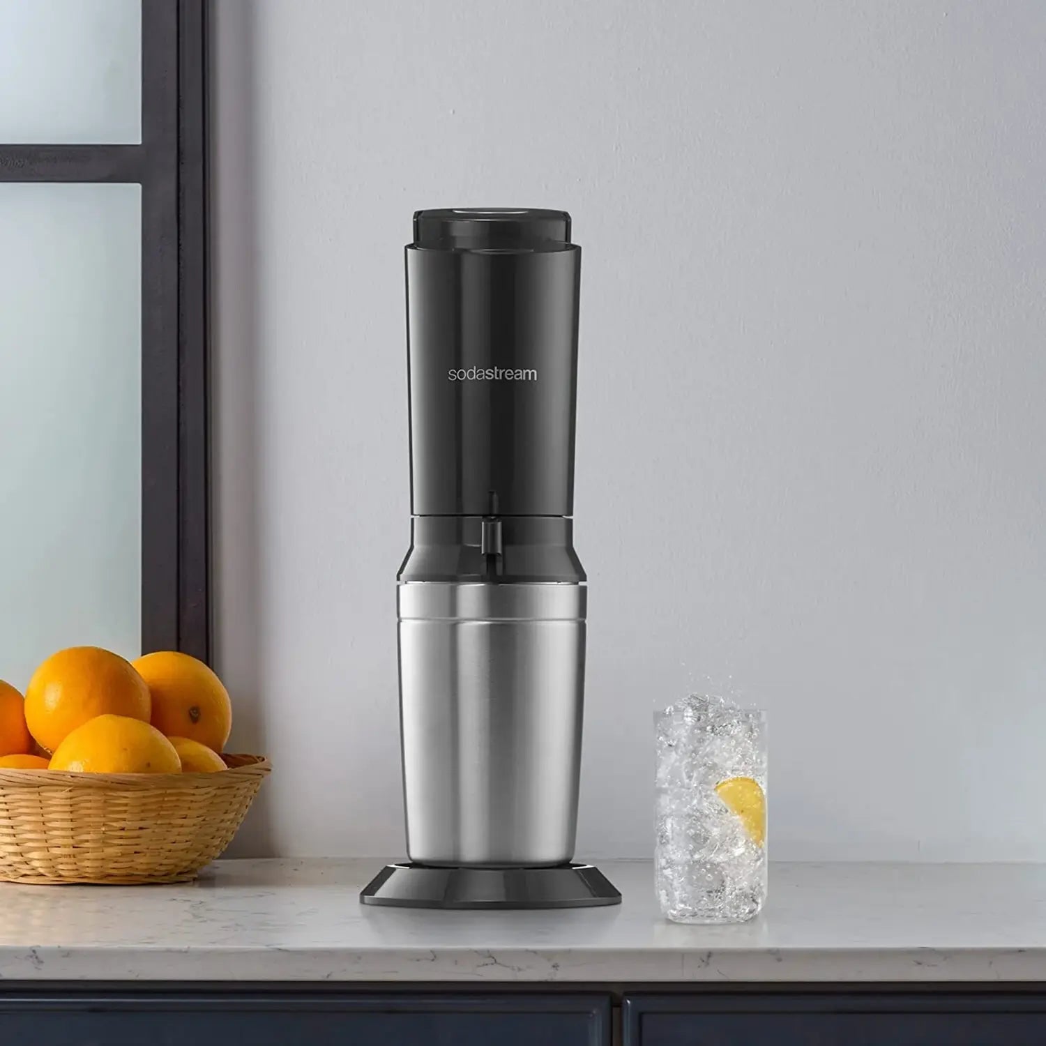 B-Ware Soda Stream Wassersprudler Trinkwassersprudler Crystal 3.0 Titan Glaskaraffe67 - 7290116742380