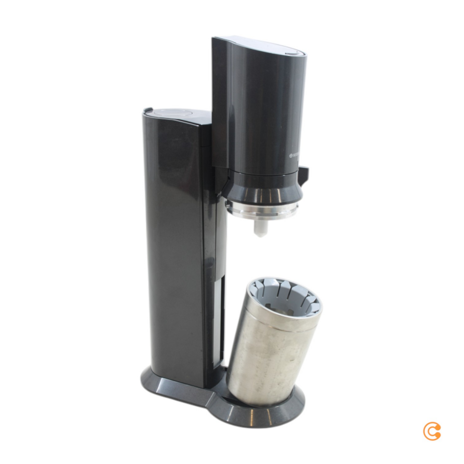 Sodastream Wassersprudler Crystal 3.0 Titan Schwarz Glaskaraffe Siehe Text/Foto C-Ware - 7290116742380