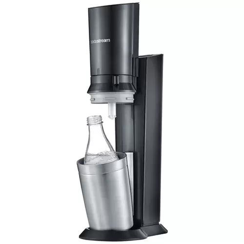 B-Ware Sodastream Wassersprudler Crystal 3.0 Titan Schwarz Edelstahl Siehe Text/Foto - 7290116742380