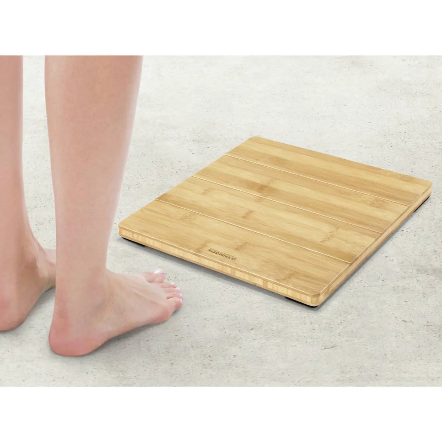 B-Ware Soehnle Personenwaage Waage Digital Style Sense Bamboo Magic Bambus Holz - 4006501638809