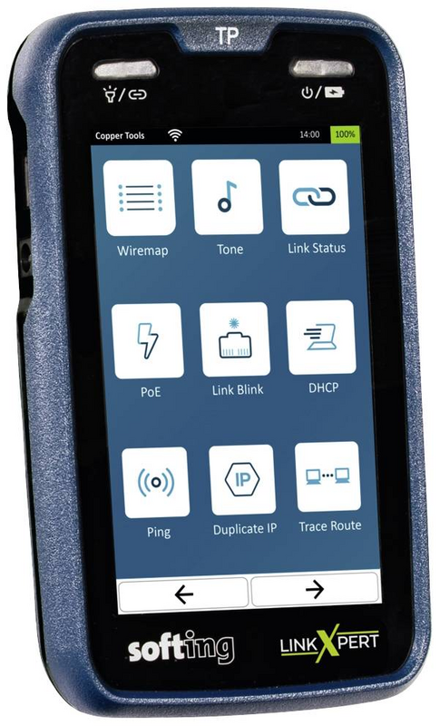 Softing Linkxperttp 226103 Netzwerk Kabelmessgerät Kabel  Und Ethernet Tester B-Ware - 46382254099