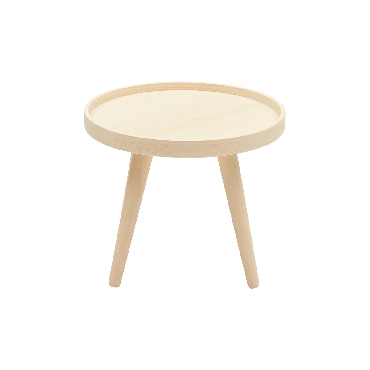 Softline Alma Beistelltisch Tisch Kaffeetisch Esche lackiert small Ø 46 cm - 4251384254640