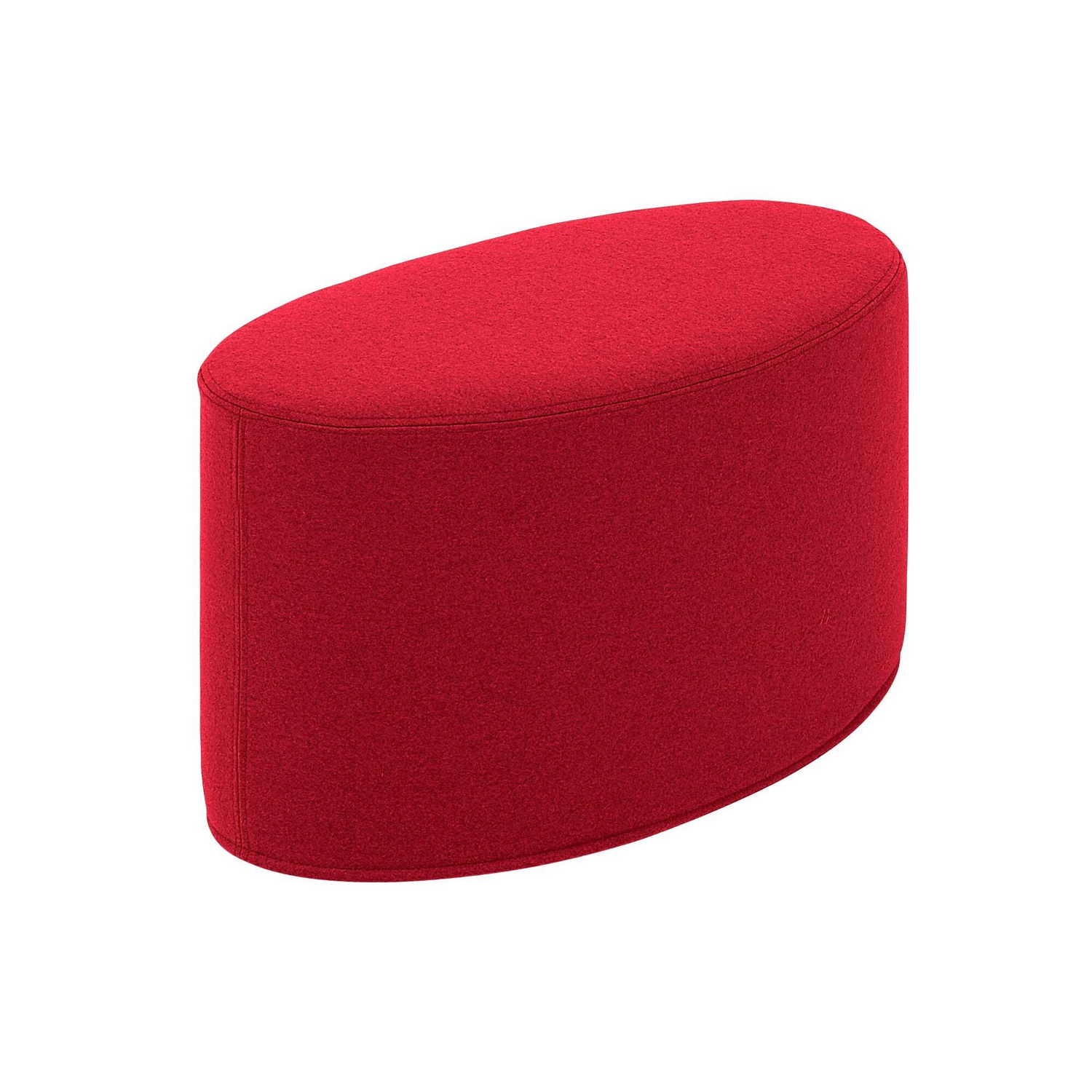 B-Ware Softline Bon Bon Hocker S Rot Filz 622 Sitzhocker Zustellhocker Beistellhocker