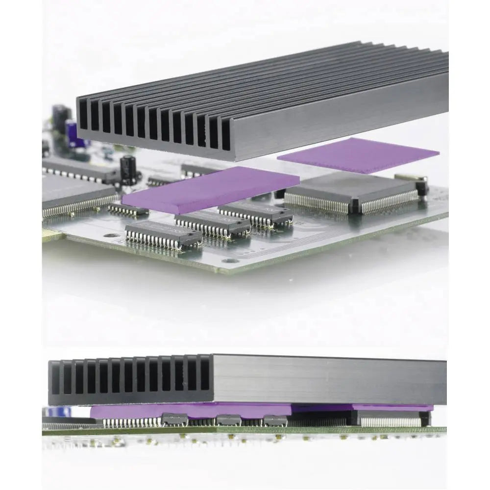 B-Ware Kerafol Wärmeleitfolie Wärmeleitpad 86 525 Violett Folie Computer 2 Mm 11 Stück - 2050001284365