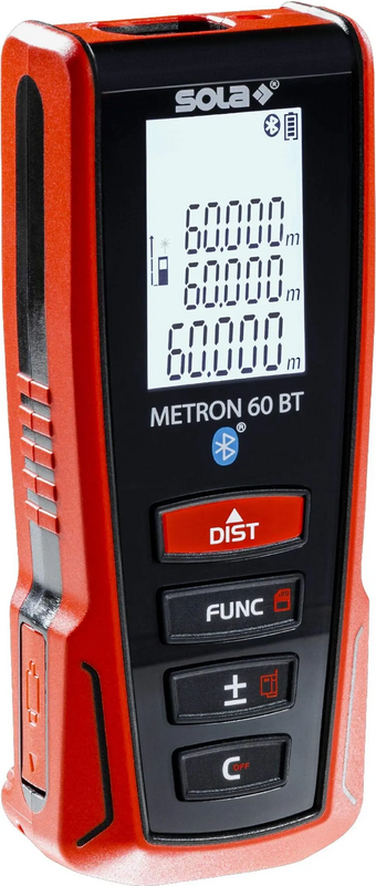 Sola Laser Entfernungsmesser Distanzmesser Metron 60 Bt Bluetooth Zubehör Set B-Ware - 9002719041306