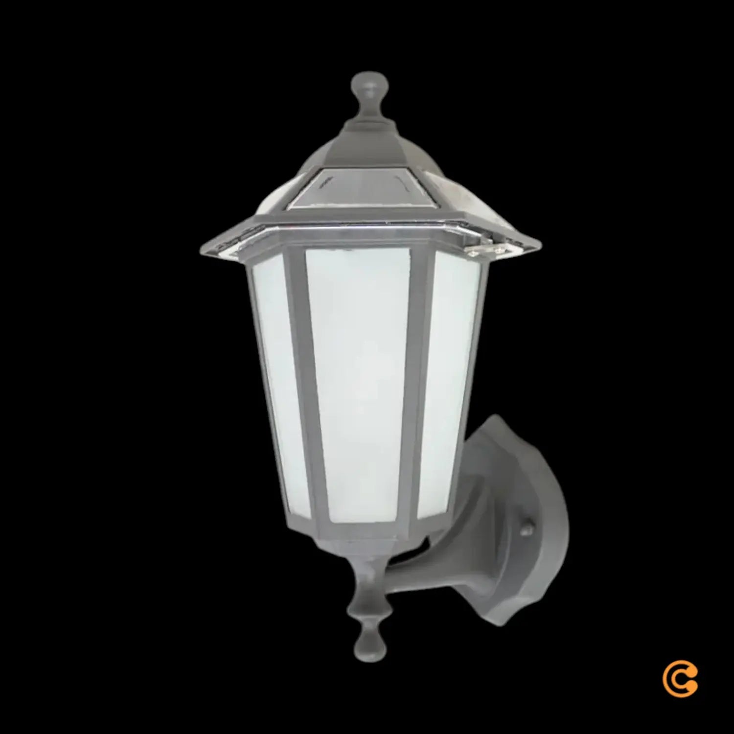 B-Ware Lampenwelt Außenleuchte Wandleuchte Solar Led Kristin Schwarz Garten 40 Cm Ip44 - 4251096515602