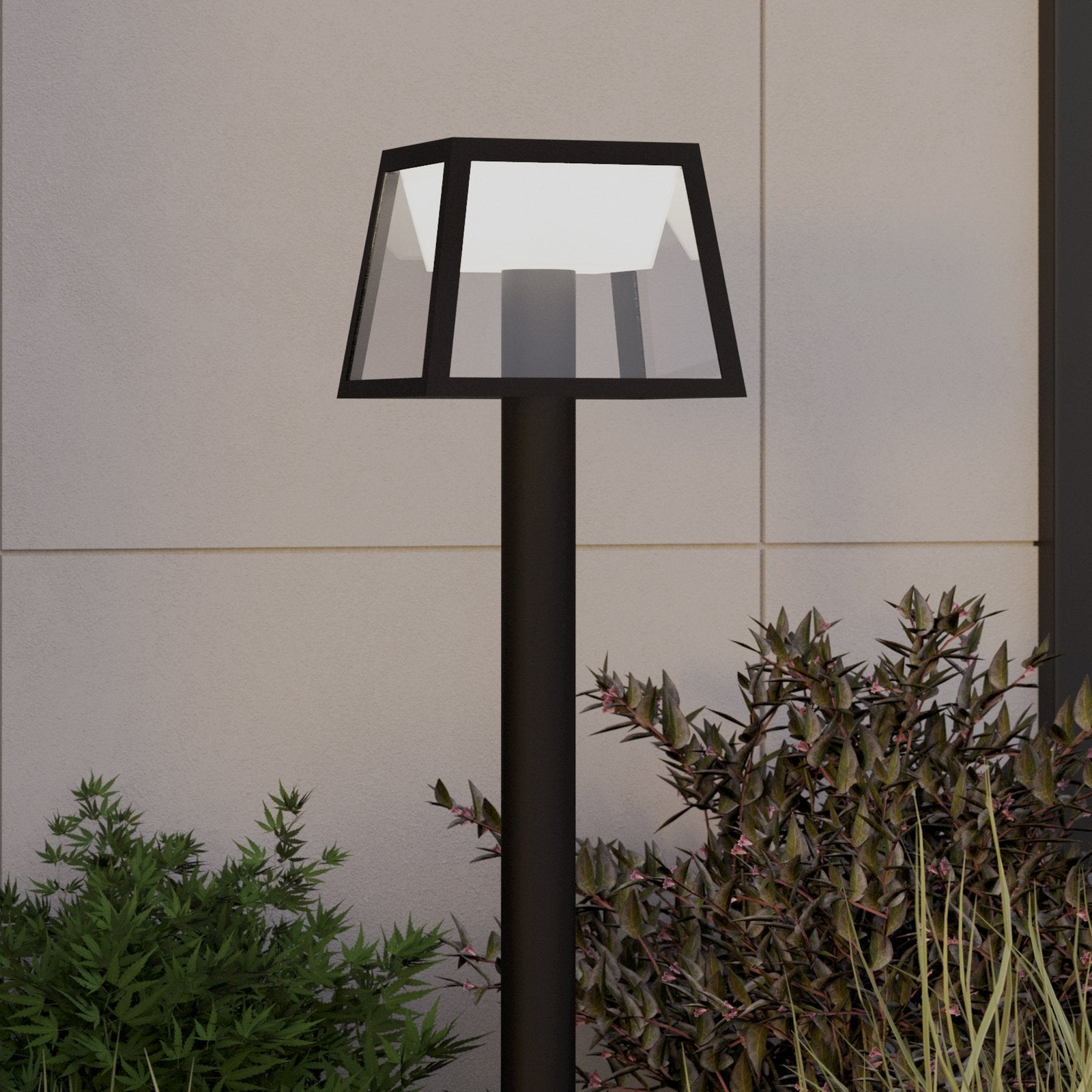 EGLO Solar-LED-Wegeleuchte Altilia Höhe 106 cm schwarz Sensor Sockelleuchte Spot - 9008606298020